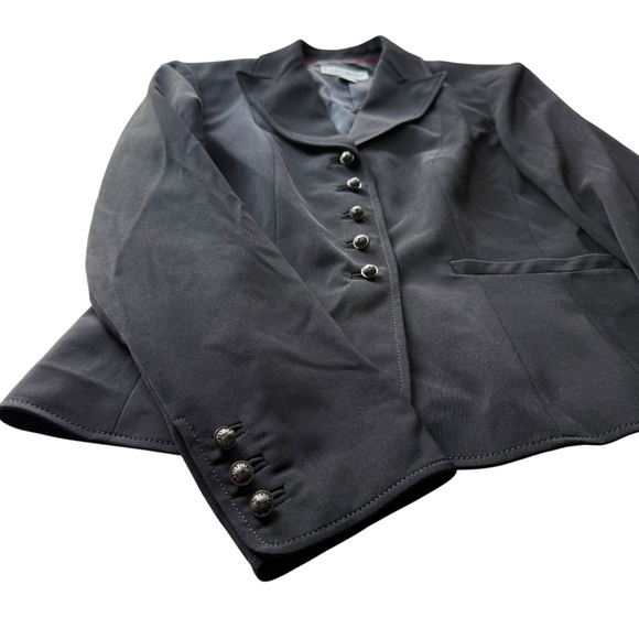 John Meyer Of Norwich Women’s Blazer Jacket Black Size 8 NWOT Business Office - Picture 3 of 8